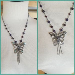 Lucky Brand Jewelry - LUCKY BRAND BUTTERFLY STONE NECKLACE! Lucky Brand Jewelry - LUCKY BRAND BUTTERFLY STONE NECKLACE!